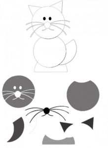 Публикация «Мастер-класс по аппликации из кругов цветной бумаги „Кошка“» размещена в разделах