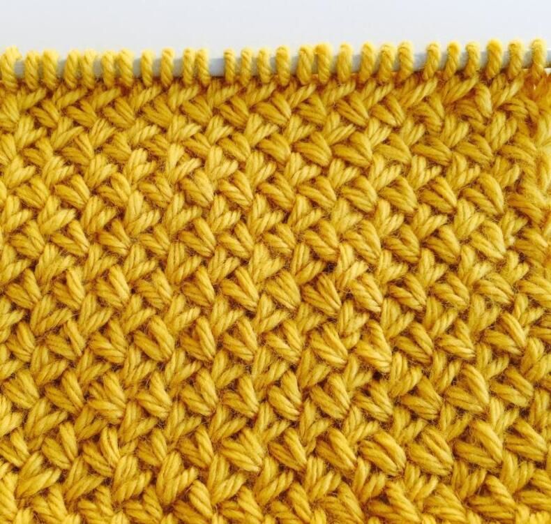 Особенности вязания узора «кукуруза» в пошаговом фото МК