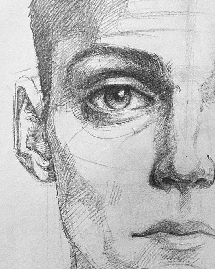 Как нарисовать парня и мужчину карандашом в полной рост — легкие мастер-классы создания красивых портретов