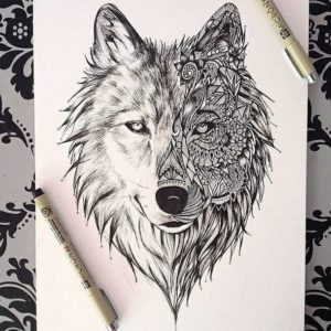 Как нарисовать волка поэтапно карандашом: пошаговые уроки для детей и начинающих художников