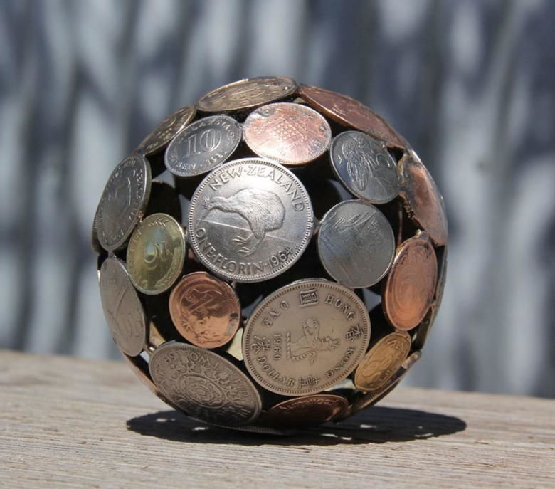 Денежный топиарий из монет своими руками. Мастер-класс с пошаговыми фото