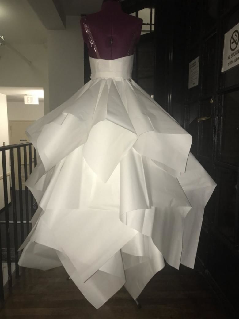 Платье из бумаги своими руками - как сделать, пошаговые мастер-класс и идеи