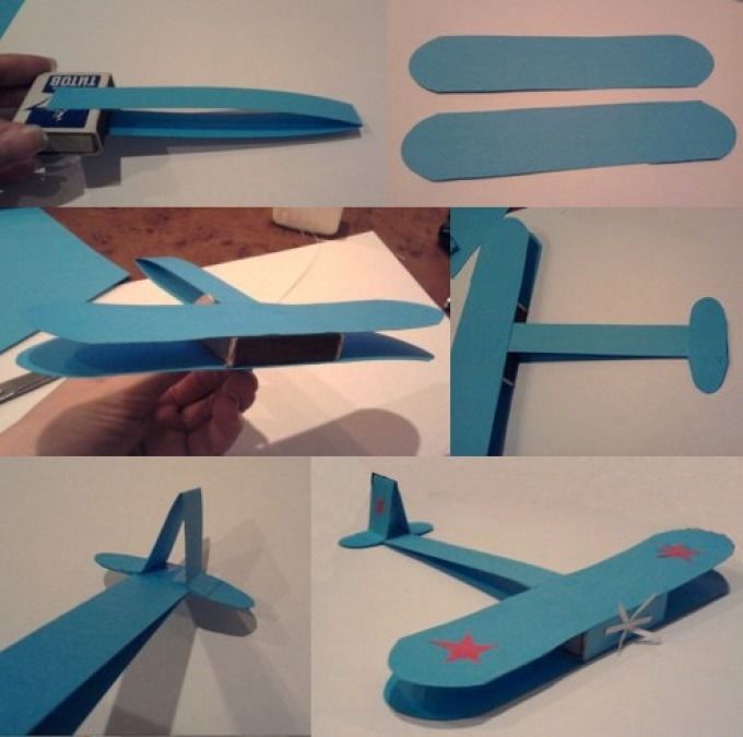 Как сделать самолет из спичек, инструкция с картинками