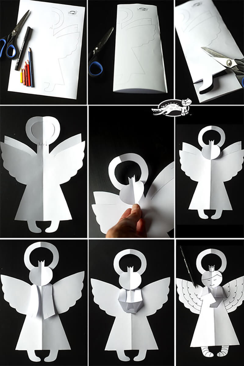 Поделка ангел своими руками: топ идей с описаниями и инструкциями + 60 фото