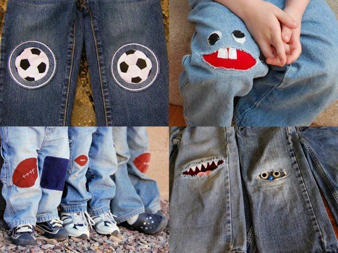 Необычные идеи как аккуратно зашить джинсы на коленке без заплатки