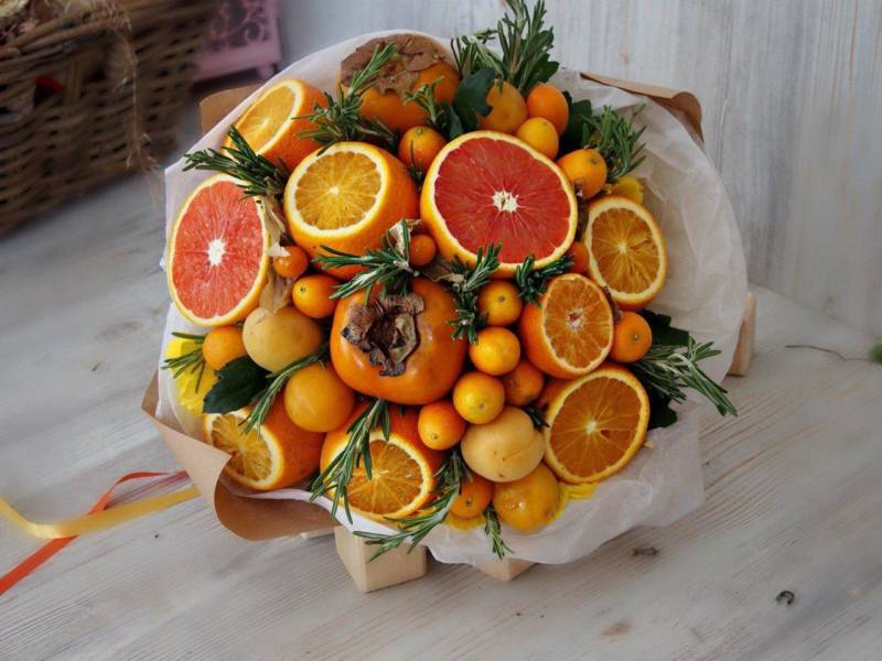 Букет из фруктов своими руками для начинающих цветы с доставкой в зао москвы