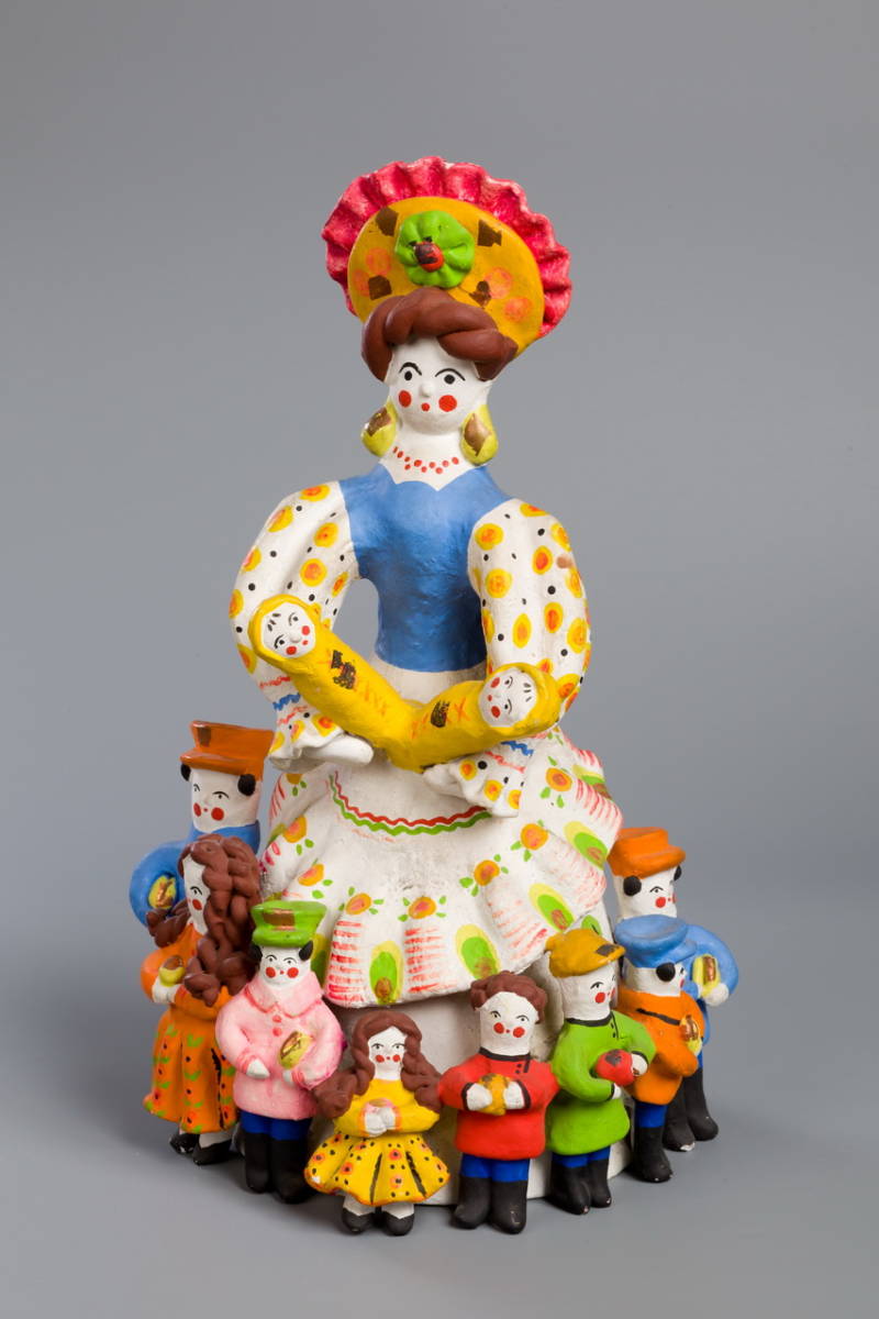 Дымковская игрушка из глины — поэтапные мастер-классы лепки для детей, фото поделок